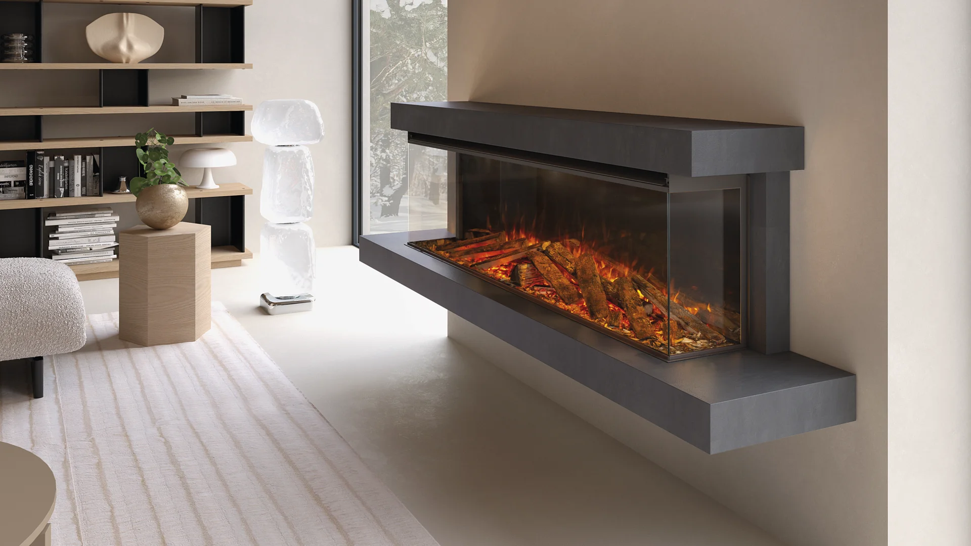 Ηλεκτρικό Τζάκι La Nordica LUMEN 1600 με Πλαίσιο